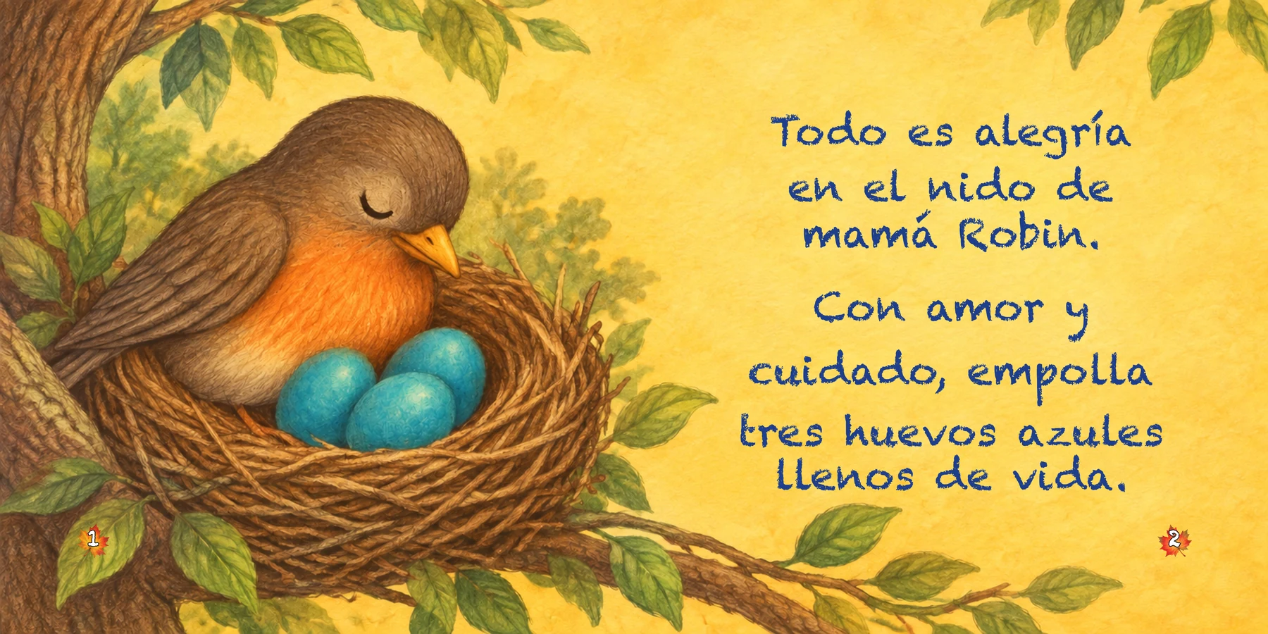 Páginas 1 y 2 de Paulie Aprende Empatía, en español